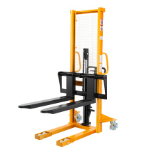 Xilin 1500kg 3300lbs 1.6m 1.5t Adjustable Forks Manual Hydraulic Stacker